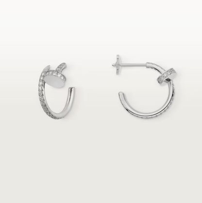 [Camiery] JUSTE FULL DIAMOND SMALL EARRINGS