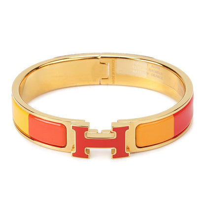 [Camiery]H BRACELET ORANGE RAINBOW CERAMIC