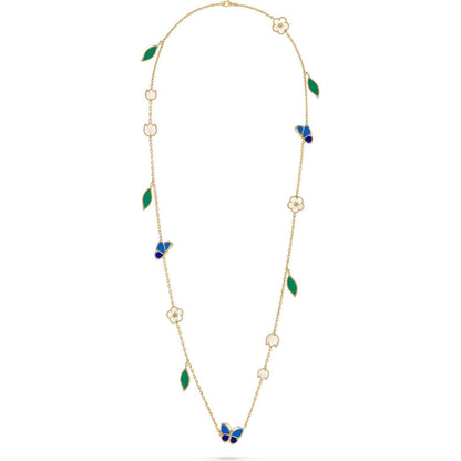 [Camiery]LUCKY SPRING BUTTERFLY 15 FLOWER NECKLACE