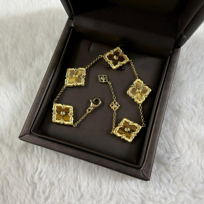 [Camiery JEWELRY] OPERA 5 MOTIFS TULLE ENAMEL BRACELET
