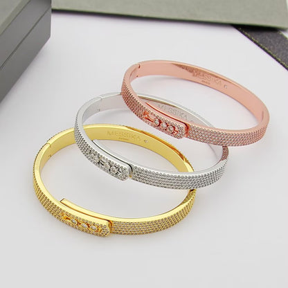 [Camiery]Move Noa Full Pavé Diamond Bangle Bracelet