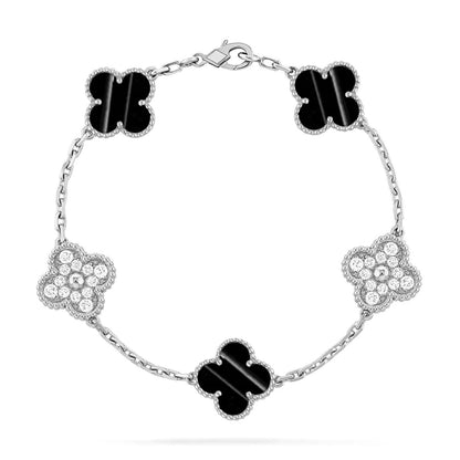 [Camiery] CLOVER 5 MOTIF PULSAR STONE BRACELET COLLECTION