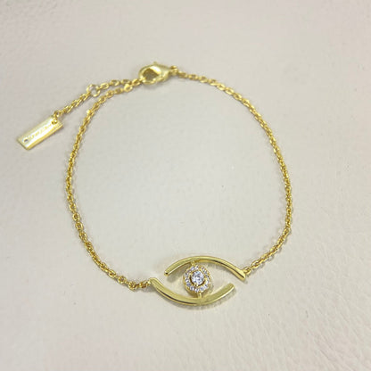 [Camiery]Lucky Eye Pave-Set Diamond Bracelet