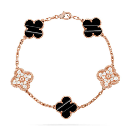 [Camiery] CLOVER 5 MOTIF PULSAR STONE BRACELET COLLECTION