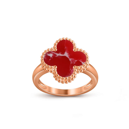[Camiery]CLOVER RING ROSE GOLD COLLECTION