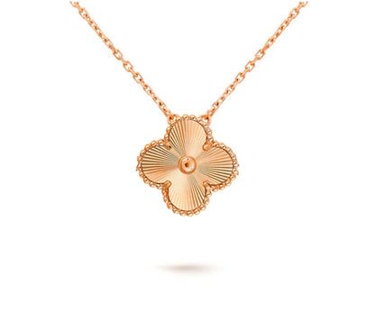 [Camiery]CLOVER 15MM SINGLE FLOWER NECKLACE COLLECTION