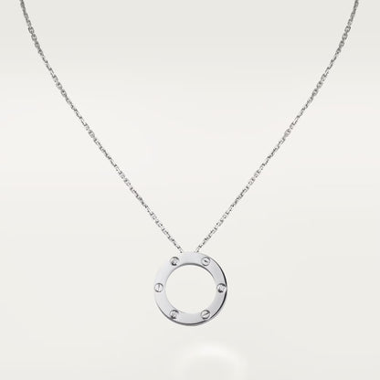 [Camiery] LOVE NECKLACE 16MM 3 DIAMONDS