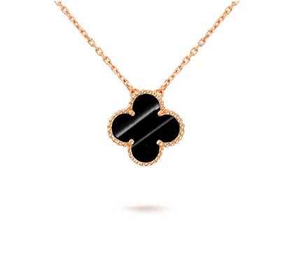 [Camiery]CLOVER 15MM SINGLE FLOWER NECKLACE COLLECTION
