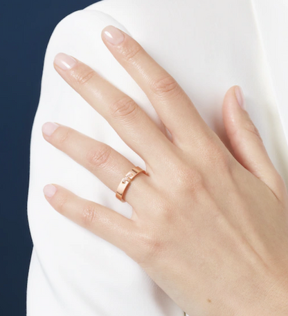[Camiery]ALLIANCE LIENS VIDENCE DIAMOND 4MM RING