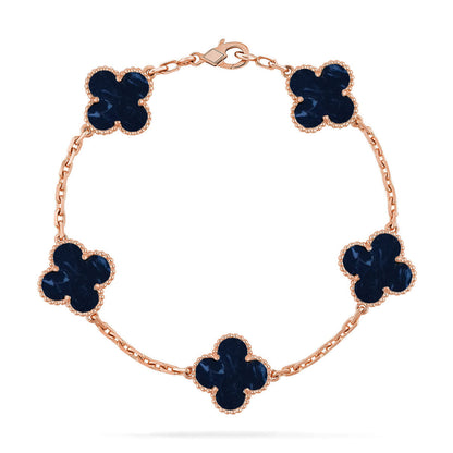 [Camiery]CLOVER 5 MOTIF PIETERSITE BRACELET COLLECTION