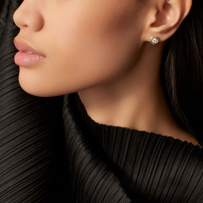 [Camiery] TRINITY STUD DIAMOND EARRINGS