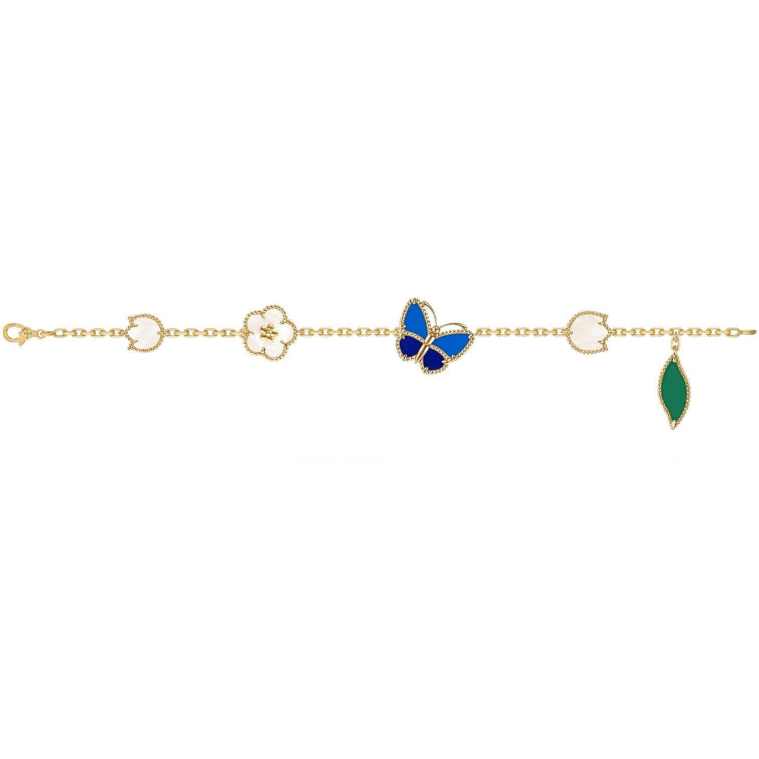 [Camiery]LUCKY SPRING BUTTERFLY 5 MOTIF BRACELET