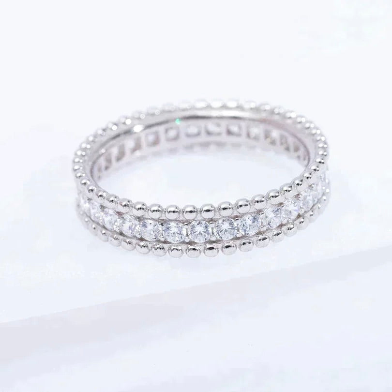 [Camiery]PERLEE DIAMOND SILVER RING