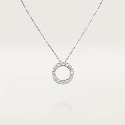 [Camiery] LOVE NECKLACE 16MM  FULL DIAMOND