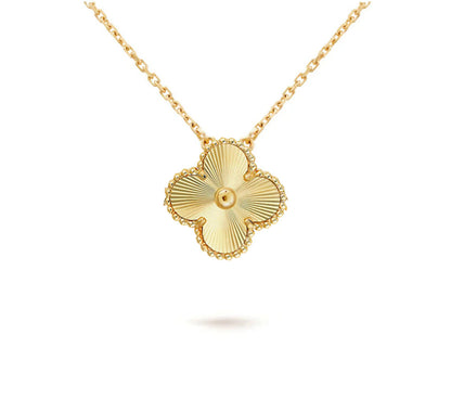 [Camiery]CLOVER 15MM SINGLE FLOWER NECKLACE COLLECTION
