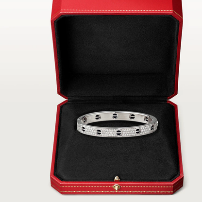 [Camiery] LOVE BRACELET 6.1MM DIAMOND-PAVED CERAMIC