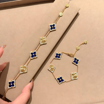 [Camiery JEWELRY] OPERA 5 MOTIFS TULLE ENAMEL BRACELET