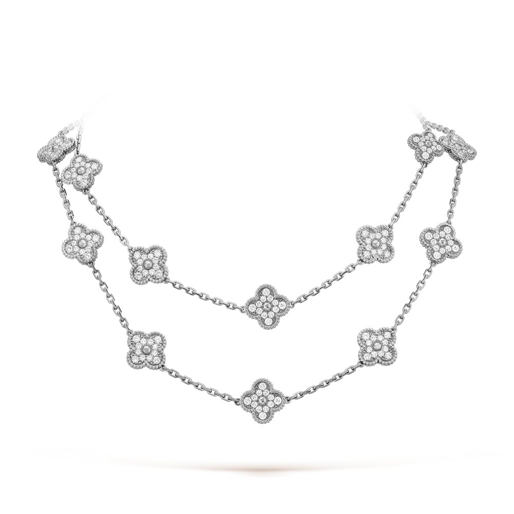 [Camiery]CLOVER 20 MOTIFS DIAMOND SILVER