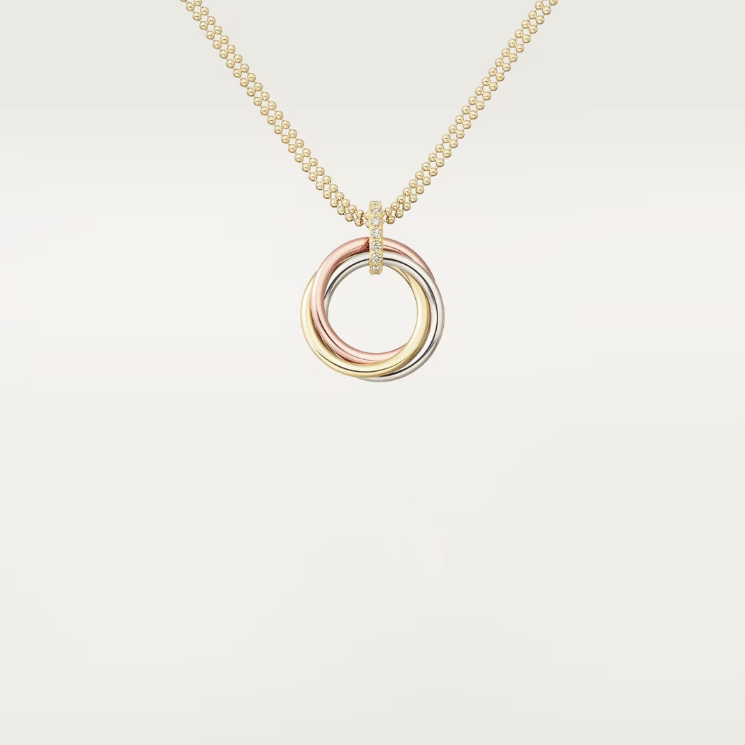 [Camiery] TRINITY MEDIUM  DIAMONDS NECKLACE