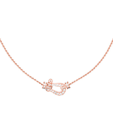 [Camiery]FORCE 10 PINK GOLD DIAMOND NECKLACE