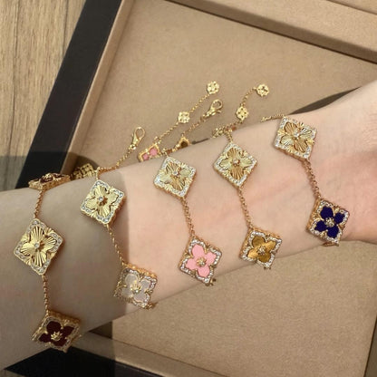 [Camiery JEWELRY] OPERA 5 MOTIFS TULLE ENAMEL BRACELET