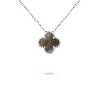 [Camiery]CLOVER 15MM NECKLACE SILVER COLLECTION