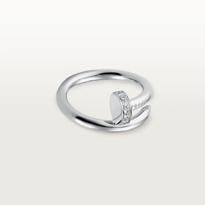 [Camiery] JUSTE RING 2.6MM HALF DIAMOND