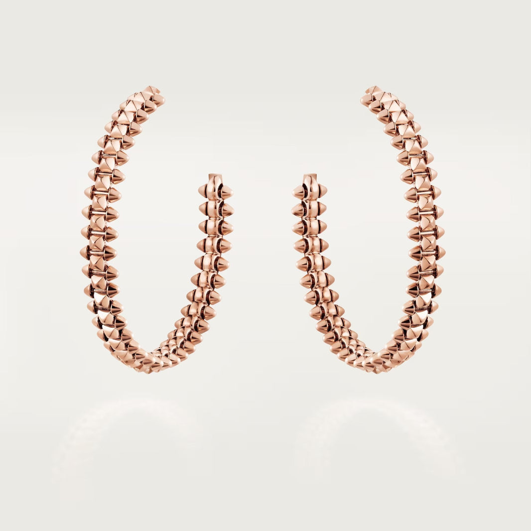 [Camiery] CLASH HOOP LARGE EARRINGS