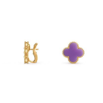 [Camiery]CLOVER 15MM MOP EARRINGS COLLECTION
