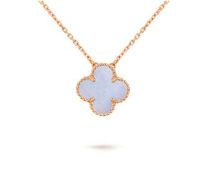 [Camiery]CLOVER 15MM SINGLE FLOWER NECKLACE COLLECTION