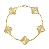 [Camiery] CLOVER 5 MOTIF LASER BRACELET COLLECTION