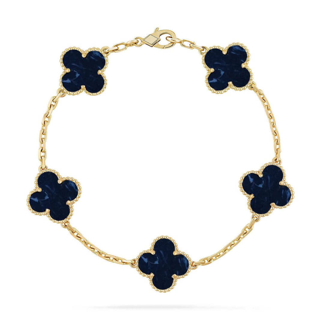 [Camiery]CLOVER 5 MOTIF PIETERSITE BRACELET COLLECTION