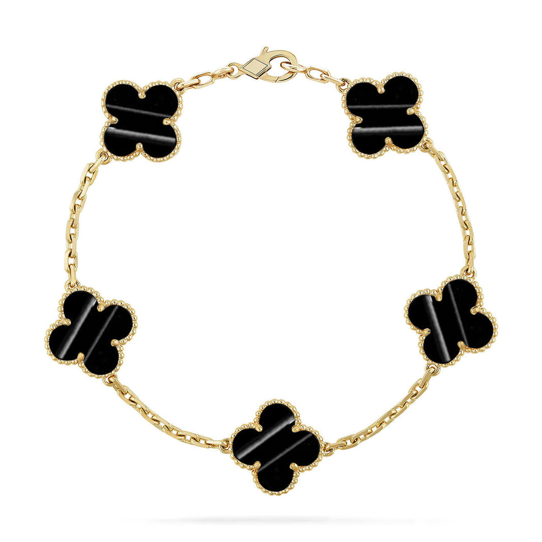 [Camiery] CLOVER 5 MOTIF PULSAR STONE BRACELET COLLECTION