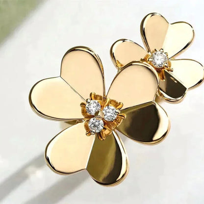 [Camiery]CLOVER COMOS GOLD DIAMOND RING
