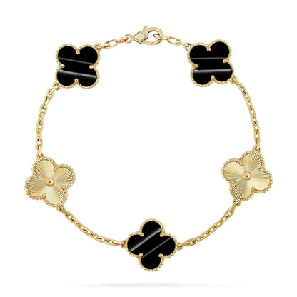 [Camiery] CLOVER 5 MOTIF PULSAR STONE BRACELET COLLECTION