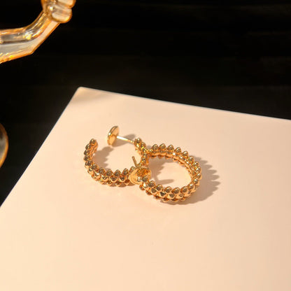 [Camiery] CLASH SMALL HOOP EARRINGS