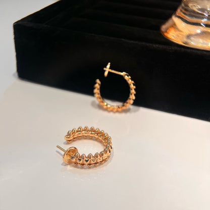 [Camiery] CLASH SMALL HOOP EARRINGS