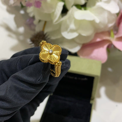 [Camiery]CLOVER RIVERSIBLE RING GOLD COLLECTION