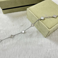 [Camiery]CLOVER 6 MOTIF WHITE MOP BRACELET