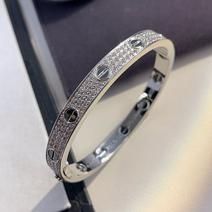 [Camiery] LOVE BRACELET 6.1MM DIAMOND-PAVED CERAMIC