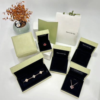 [Camiery]CLOVER 15MM SINGLE FLOWER NECKLACE COLLECTION