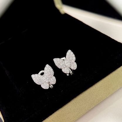 [Camiery]BUTTERFLY ALL DIAMOND EARRINGS