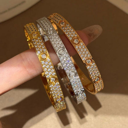 [Camiery] LOVE BRACELET 6.1MM DIAMOND-PAVED 10 BIG DIAMONDS