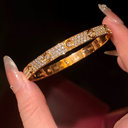 [Camiery] LOVE BRACELET 6.1MM DIAMOND-PAVED 10 BIG DIAMONDS