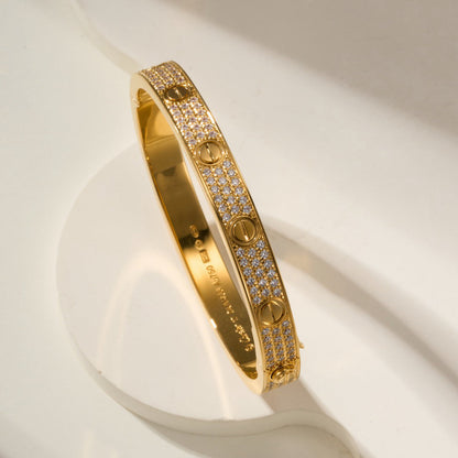 [Camiery] LOVE BRACELET 6.1MM DIAMOND-PAVED