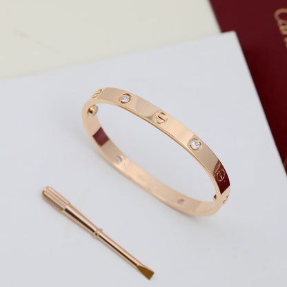 [Camiery] LOVE BRACELET 6.1MM 4 DIAMONDS