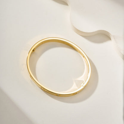 [Camiery] LOVE BRACELET 6.1MM 4 DIAMONDS