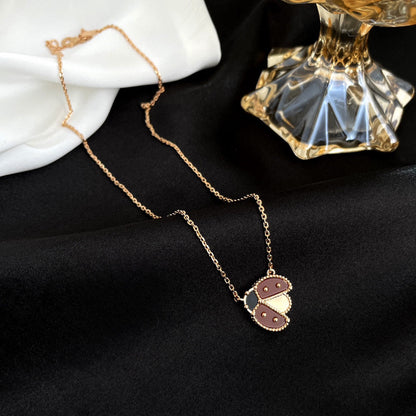 [Camiery]LUCKY  CARNELIANS LADYBUG NECKLACE