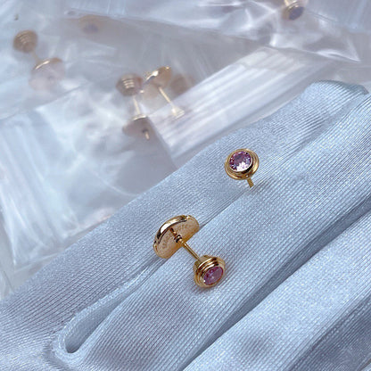 [Camiery] DAMOUR PING DIAMOND EARRINGS