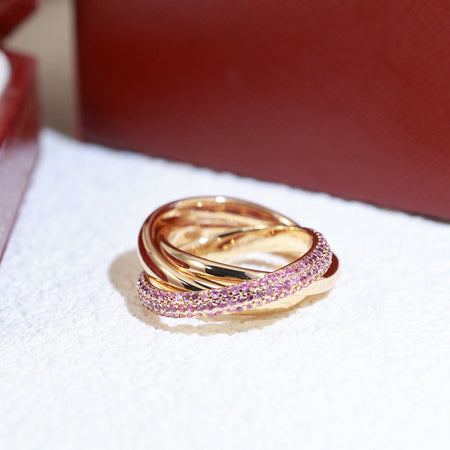 [Camiery] TRINITY 3.2MM RING PINK DIAMOND